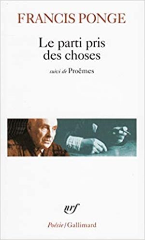 Le Parti pris des choses