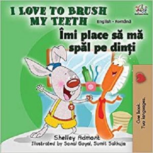 I Love to Brush My Teeth (Romanian)