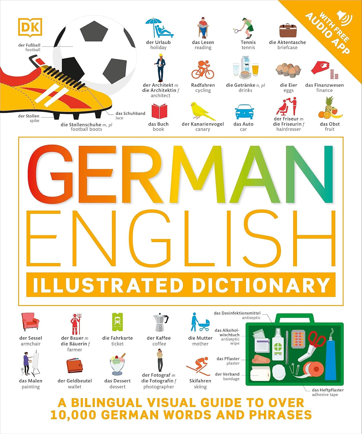 DK German English Illustrated Dictionary International Books