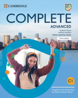 Complete Advanced Third Edition Student's Book without Answers with Digital Pack