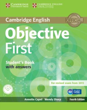 Objective First 4th ED Student's Book with answers with CD-ROM