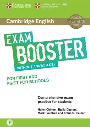 Cambridge English Exam Booster for First and First for Schools without Answer Key with Audio Comprehensive Exam Practice for Students