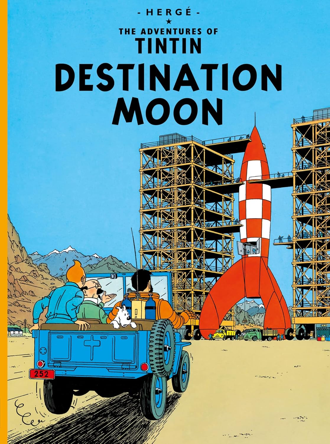 The Adventures of Tintin: Destination Moon Paperback