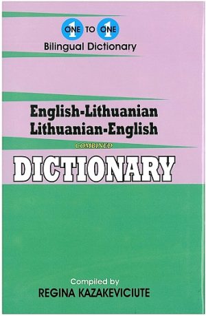 One to one Bilingual Dictionary: English-Lithuanian, Lithuanian-English