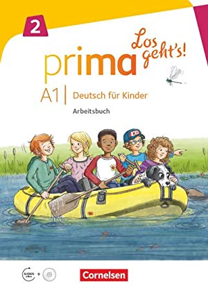 Prima - A1 - Los geht's! Deutsch für Kinder Arbeitsbuch mit Audio-CD und Stickerbogen Band 2