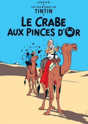 Tintin Poster - Le Crabe aux Pinces d'Or