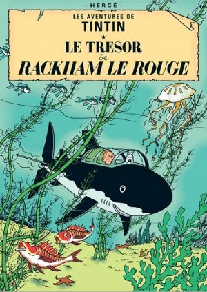 Tintin Poster - Le Trésor de Rackham le Rouge