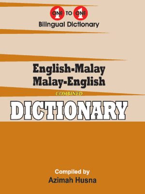 One to one Bilingual Dictionary: English-Malay, Malay-English