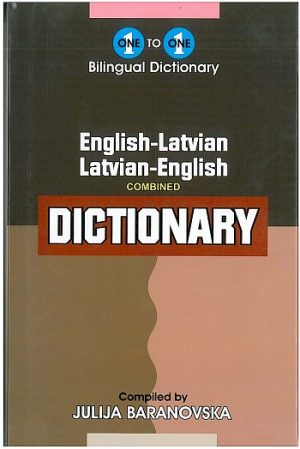 One to one Bilingual Dictionary: English-Latvian, Latvian-English