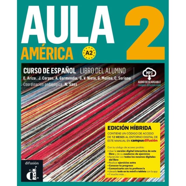 Aula América 2 - Edición híbrida - Libro del alumno