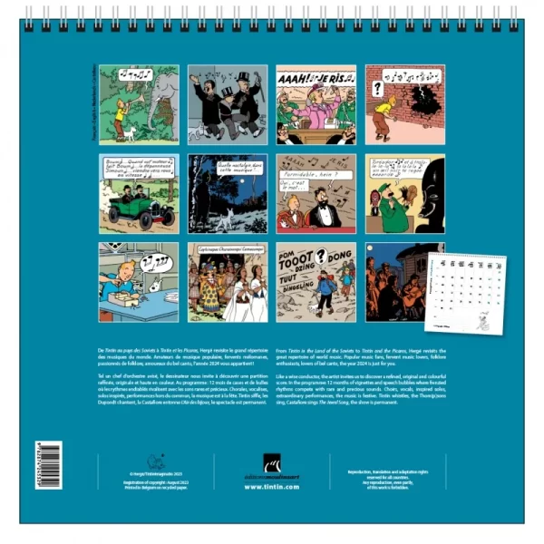 Tintin Calendar 2024 - Image 2