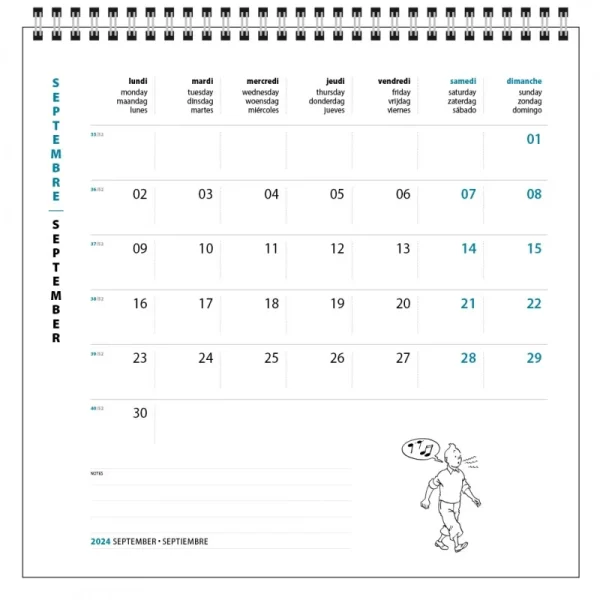 Tintin Calendar 2024 - Image 4
