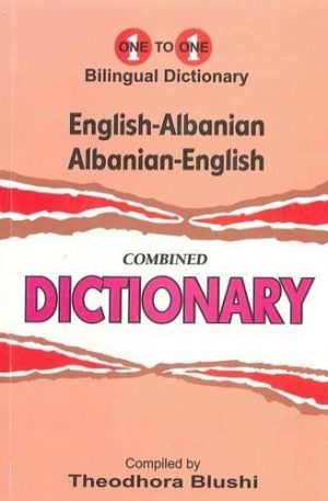 One to one Bilingual Dictionary: English-Albanian, Albanian-English