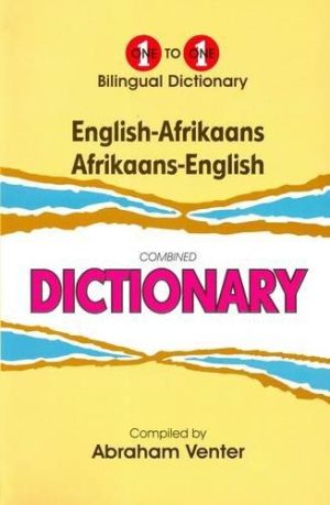 One to one Bilingual Dictionary: English-Afrikaans, Afrikaans-English