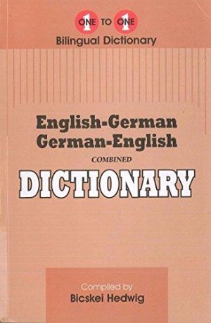 One to one Bilingual Dictionary: English-German, German-English