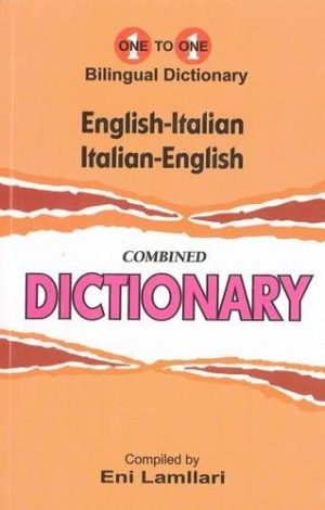 One to one Bilingual Dictionary: English-Italian, Italian-English