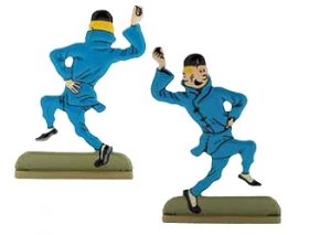 Hand Painted Metal Figure - The Blue Lotus