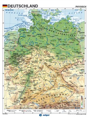 Laminated Map of Germany