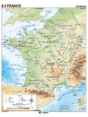 Laminated Map of France
