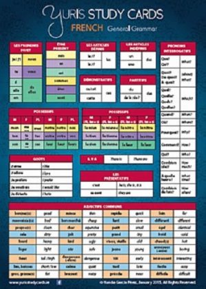 Yuri's Study Cards - French - Basic-Intermediate
