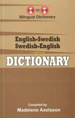 One to one Bilingual Dictionary: English-Swedish, Swedish-English