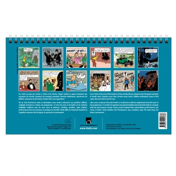 Table Calendar Tintin 2024 - Image 4