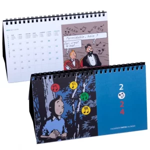 Table Calendar Tintin 2024