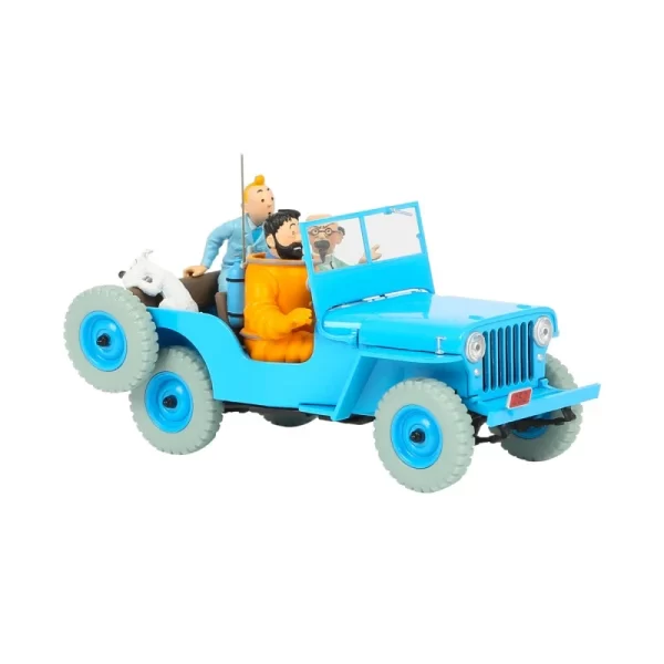 Tintin Car N°4-The Blue Jeep